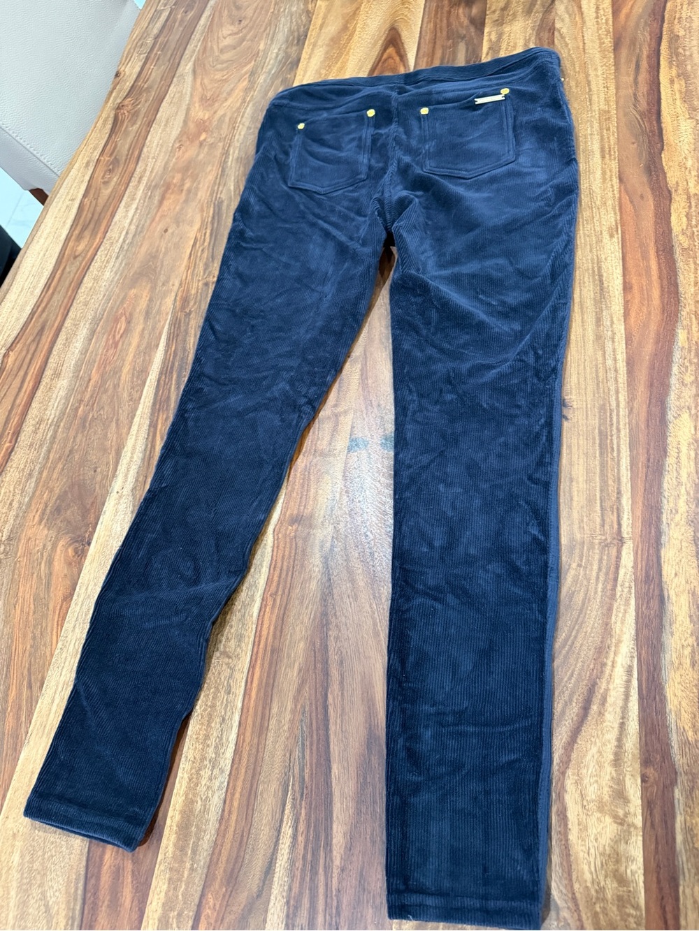 MICHAEL Michael Kors Black Corduroy Skinny Jeans